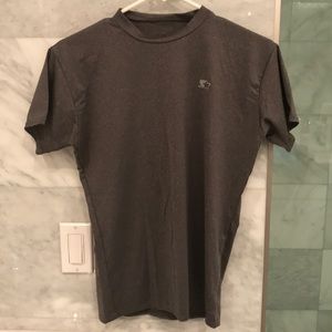 Starter Grey DriStar Shirt Youth Sz L